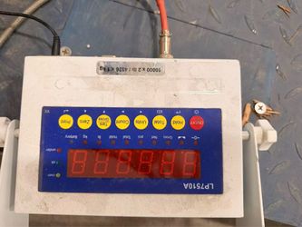 10,000 lb Industrial Warehouse Floor Scale with Ramp