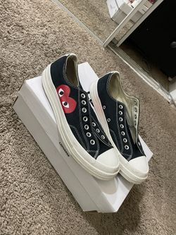 CDG CONVERSE BLACK