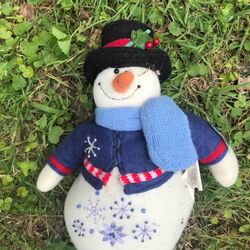 Snowman Plush Decor