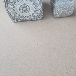 Tissue Box And Matching Pot