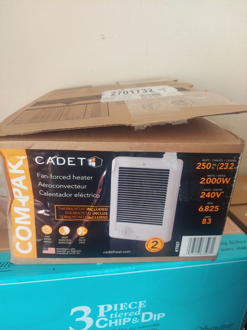 CADET FAN FORCED WALL MOUNTED HEATER