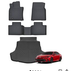 All Weather Floor Mats and Cargo Liner For 2025 Toyota Camry