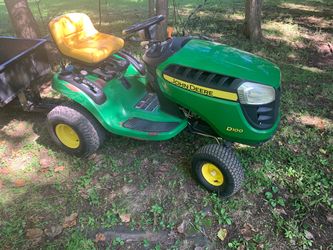 John Deere D100 riding tractor no deck 17.5hp