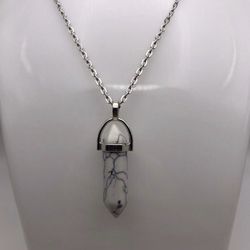 Natural Stone Pendant Necklace