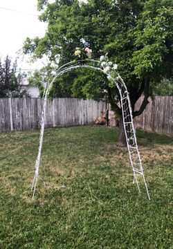 arch with lights