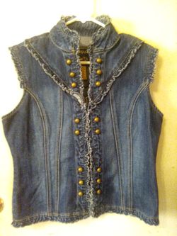 Star jeans women's vintage vest