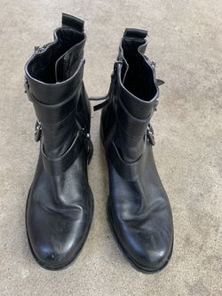 Black Leather Boots