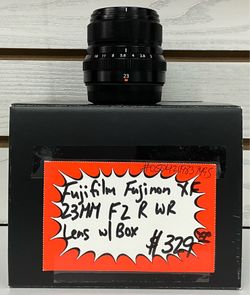 Fujifilm Fujinon XF 23mm F2 R WR Lens W/Box