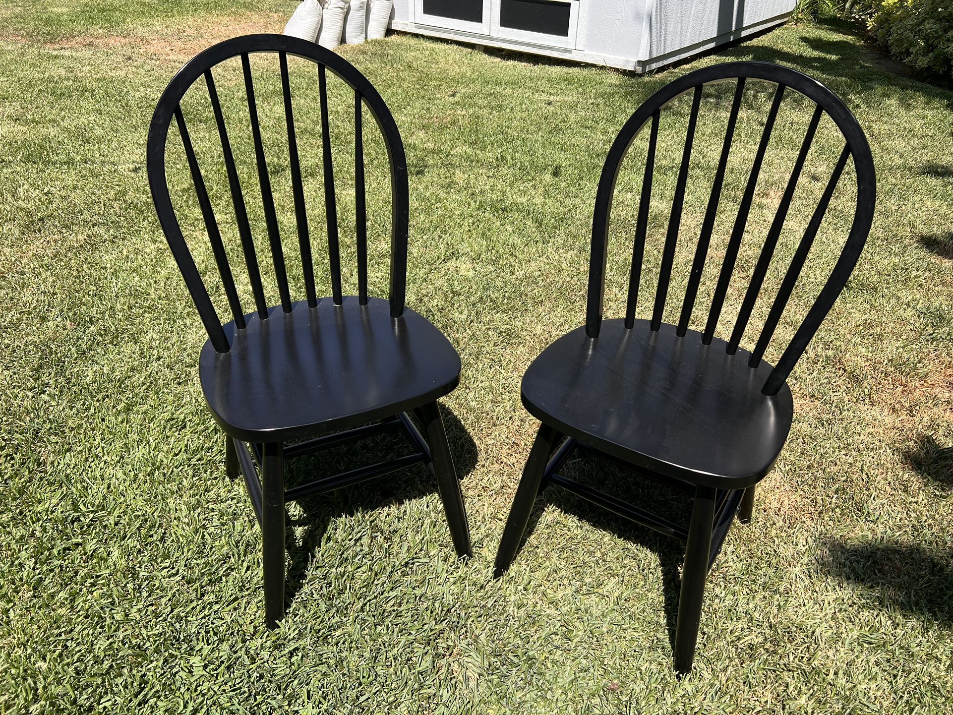 2- Wooden Chairs