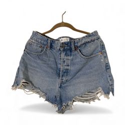 Zara Distressed Shorts Size 10