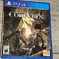 Playstation 4 ps4 games Code Vein