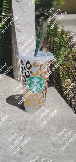 Starbucks cheetah print