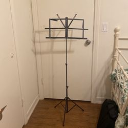 Adjustable Black Music Stand 