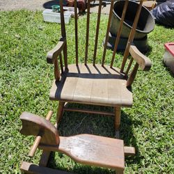 Rocking Chair & Horse