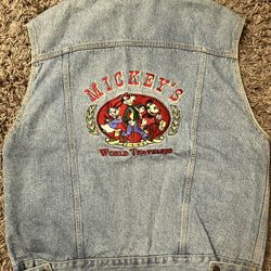Vintage Disney Vest Reversible