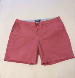 Old Navy Every Day Where Chino Salmon Shorts Size 16 Inseam 7 1/4 Inches