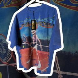 Godspeed Small OS NWT Top Spin Blue Tshirt. Crazy Quality