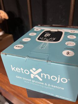 Keto Mojo GK+ Bluetooth Glucose & Ketone Testing Kit