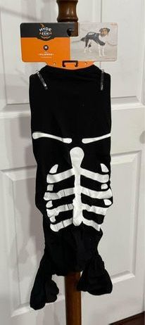 New Pet PJ Skeleton Piarte Costume Size M fits up to 40 lbs just $5 xox