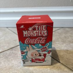 Damaged box Monsters Coca-Cola Series Figures blind box.