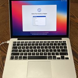 CLEAN Late 2013 MacBook Pro Retina With Big Sur SSD Hard Drive I5 Processor