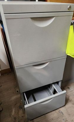 Metallic 3 Drawers  Cabinet