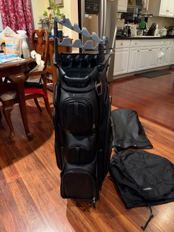 VESSEL Lux Cart II Golf Bag – Black + Accessories – $400 OBO