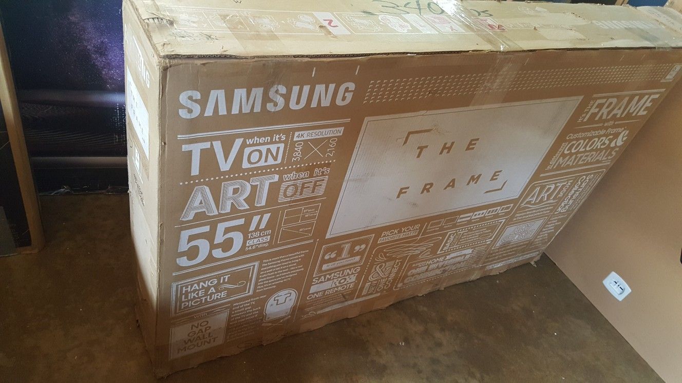 TV Samsung 55", The Frame, 240 Hz, Dynamic Cristal Color, Excellent