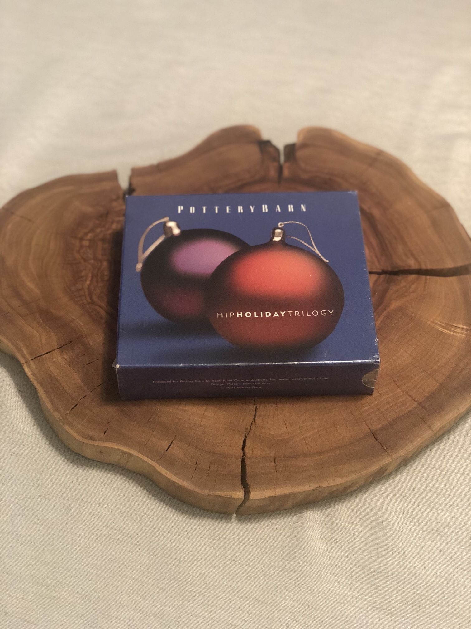 Pottery Barn Hip Holiday Trilogy 3 CD Set Christmas Music 2001 Factory Sealed