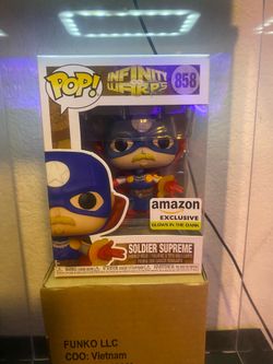 Marvel Infinity Warps Soldier Supreme #858 Amazon Exclusive vinyl figure.