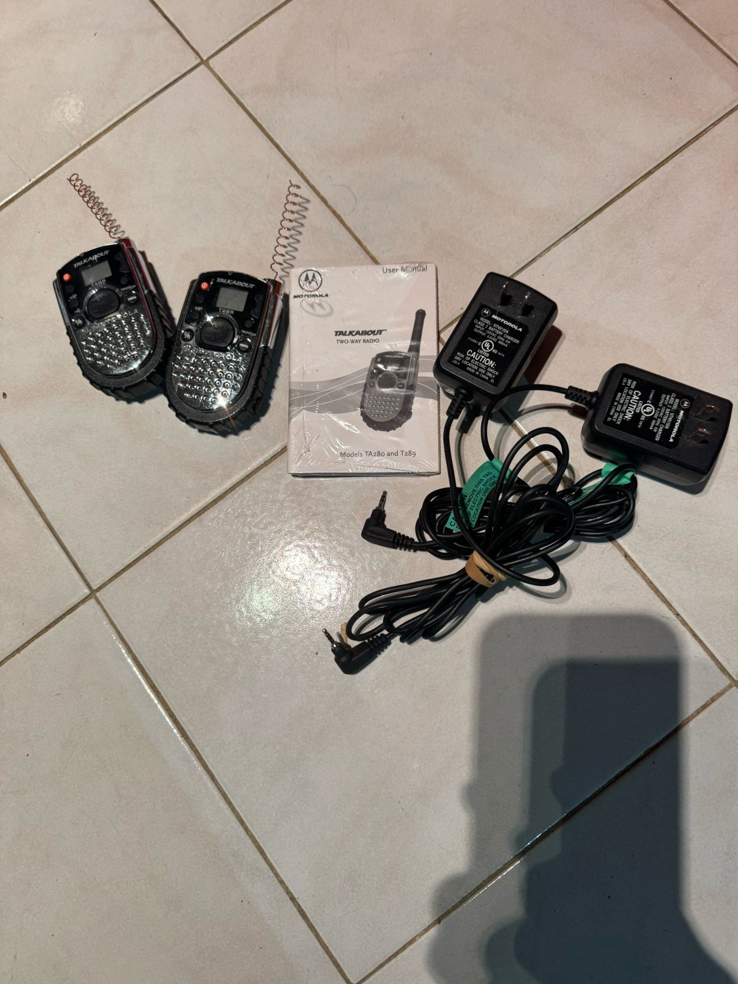 Motorola Talkabout Ta280 SLK Handheld Two Way Radio