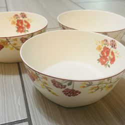 Floral Mikasa Bowls