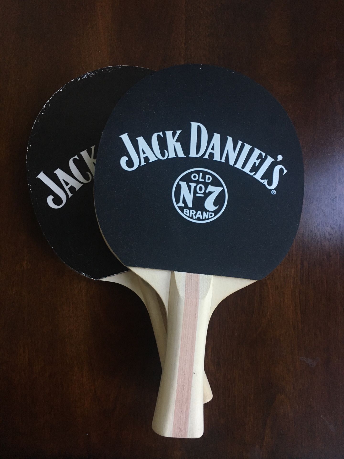 Pair of jack Daniels Ping Pong paddles