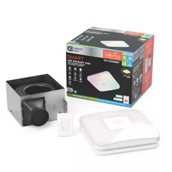 Commercial Electric Smart LED Exhaust Fan With Humidity Sensing and Bluetooth Speaker