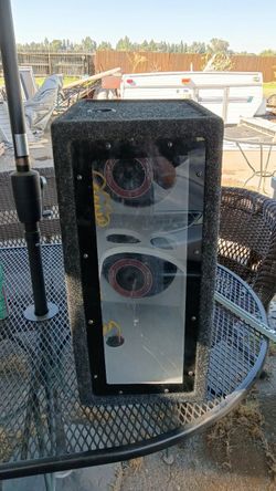 2-10" Subwoofers with Custom Box