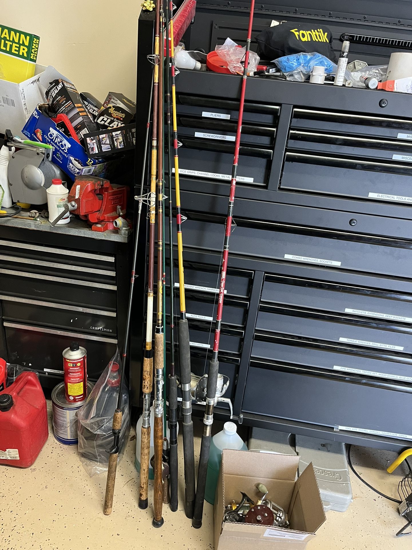 Fishing rods and Reels