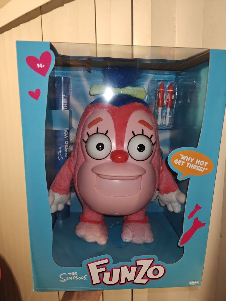 The Simpsons Talking Funzo 14-in Doll Plush