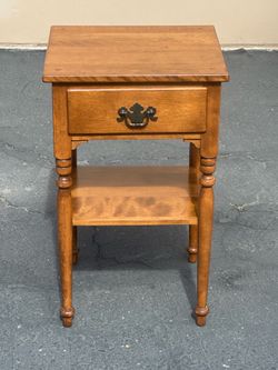 Antique end table- made by Ethan Allen