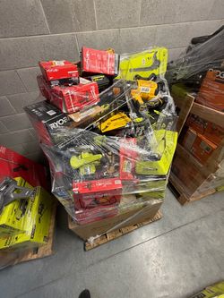 WHOLE MILWAUKEE/DEWALT TOOL PALLET — RESELLER SPECIAL