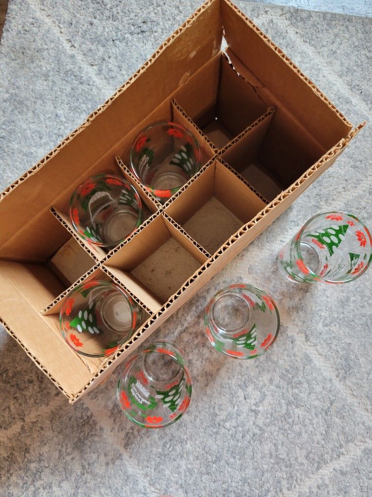 Antique Holiday Glasses