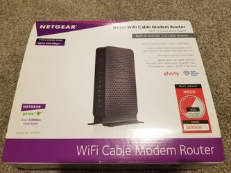 Netgear N600 WiFi Cable Modem Router