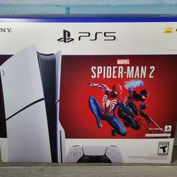 Disc Edition Ps5 Slim Spiderman 2 Bundle New Sealed