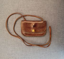 RARE Vintage Roots Mini Leather Crossbody Bag Purse West Las Vegas See My Listings Summerlin