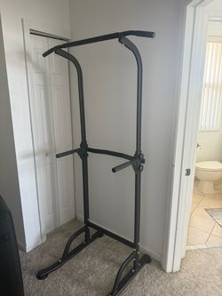 Power Tower Pull-Up and Dip Station