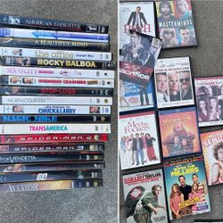 Lot Of Dvds (used,good Condition)