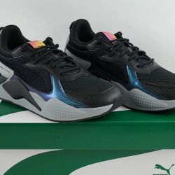 PUMA RS-X Futurverse 380460 01 Black Iridescent Athletic Sneakers Men's Size 7, 9.5, 10.5 And 11