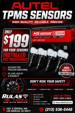 TPMS SENSORS AUTEL!!!!!