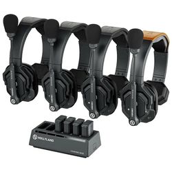 Hollyland Solidcom SE Global 4S 4-Person Full-Duplex Single-Ear Noise-Canceling Headset Intercom System (2.4 GHz)