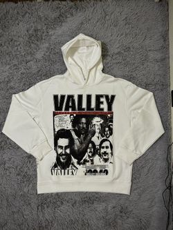 Vale Forever”Pablo War”Graphic Hoodie(Off White)🪽| Size L📲|BNWT🏷️🏷️