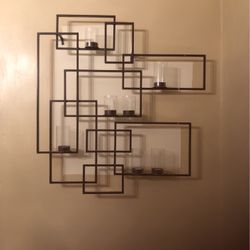 Geometric Wall Candle Holder